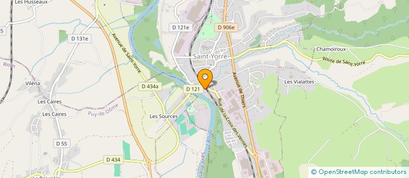 localisation de l'entreprise LABORATOIRE PLISSKEN  SAINT-YORRE