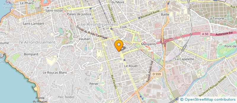 localisation de l'entreprise LABORATOIRE PRENYL B à MARSEILLE