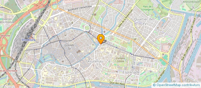 localisation de l'entreprise LABORATOIRE PROCARE à STRASBOURG