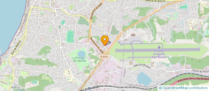 localisation de l'entreprise LABORATOIRE PRODENTAL à BIARRITZ