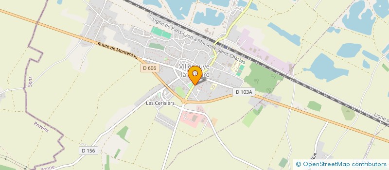 localisation de l'entreprise LABORATOIRE PROTHESE 89 à VILLENEUVE-LA-GUYARD