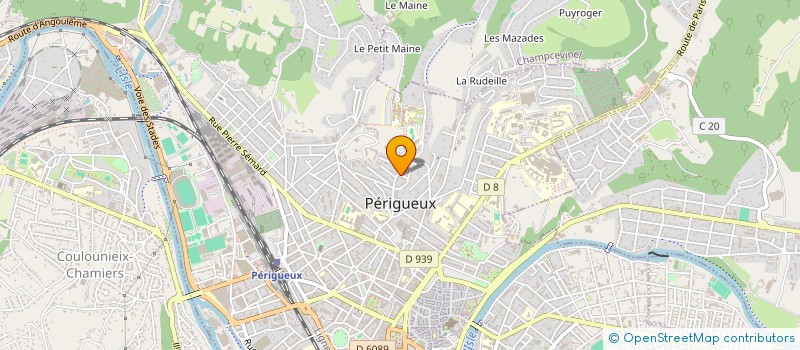 localisation de l'entreprise LABORATOIRE PROTHESE DENTAIR GENER AQUIT à PERIGUEUX