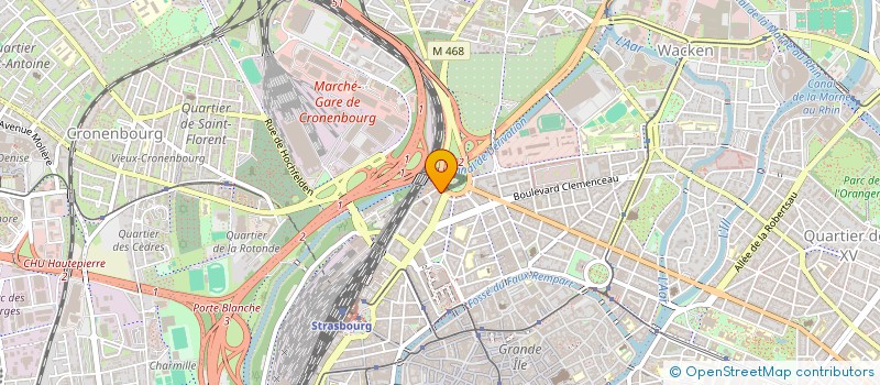 localisation de l'entreprise LABORATOIRE PROTHESE DENTAIRE A FLECHER  STRASBOURG
