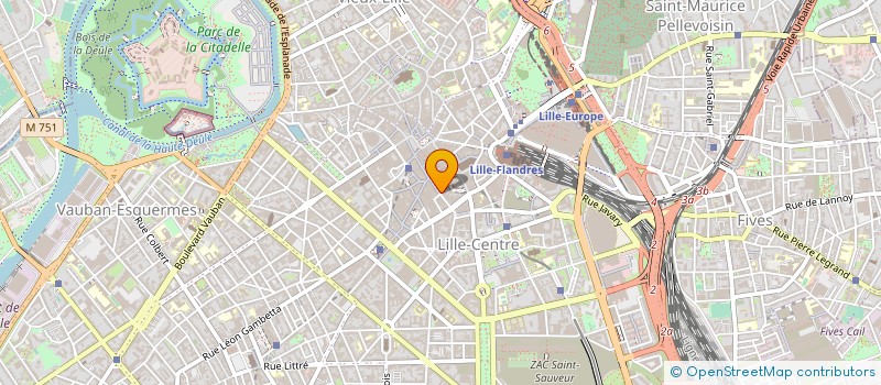 localisation de l'entreprise LABORATOIRE PROTHESE DENTAIRE MARICHAL à LILLE