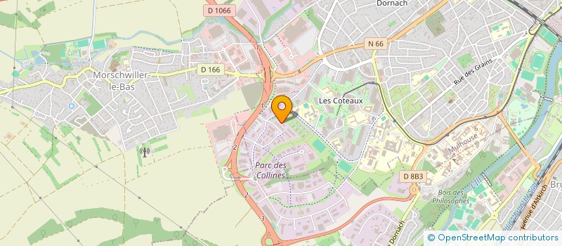localisation de l'entreprise LABORATOIRE PROTHESES DENTAIRES MARSAL  MULHOUSE