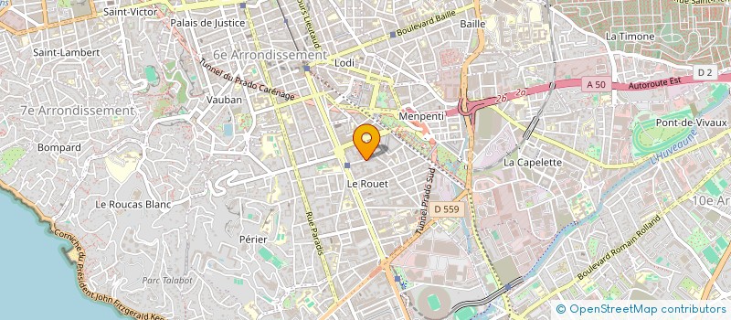 localisation de l'entreprise LABORATOIRE RIBERA SARL  MARSEILLE