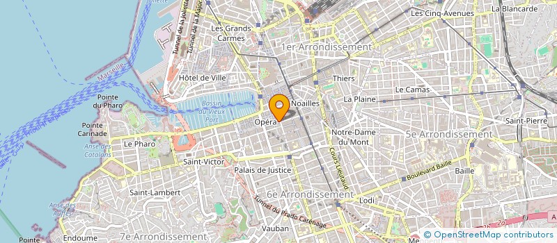 localisation de l'entreprise LABORATOIRE ROBERT BEDJAI à MARSEILLE