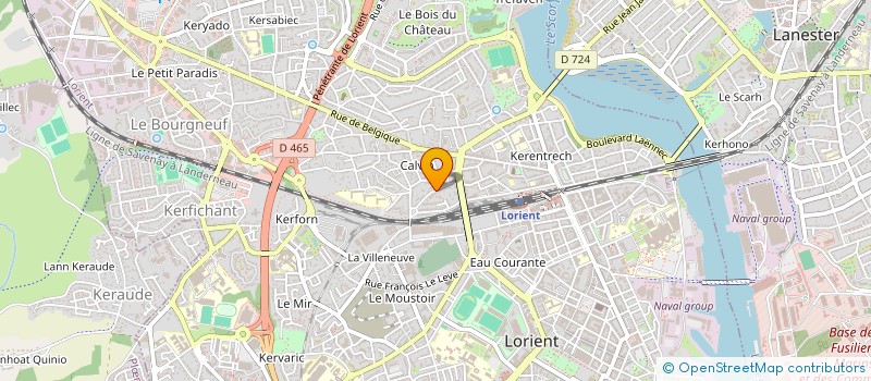 localisation de l'entreprise LABORATOIRE ROZAY EURL à LORIENT