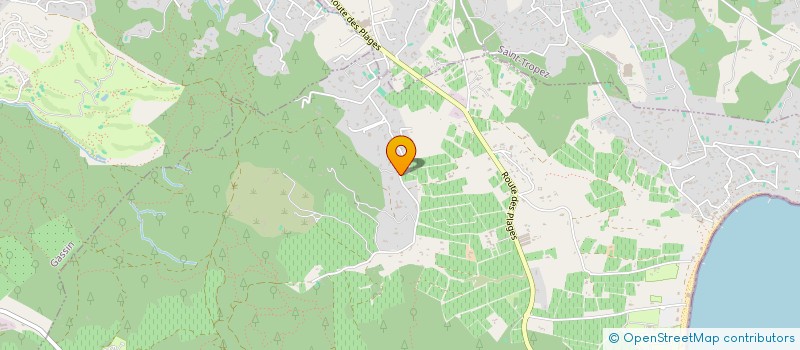 localisation de l'entreprise LABORATOIRE SAINT CLAUDE  RAMATUELLE