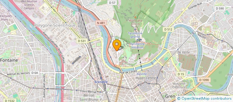 localisation de l'entreprise LABORATOIRE SAINT HUGON  GRENOBLE