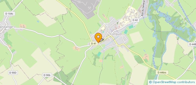 localisation de l'entreprise LABORATOIRE SARREBOURGEOIS à LORQUIN