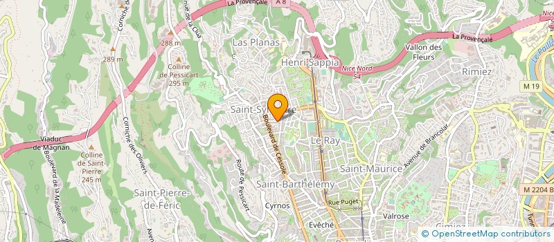 localisation de l'entreprise LABORATOIRE SAVOYE à NICE