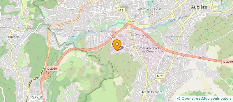 localisation de l'entreprise LABORATOIRE SCHALL  ROMAGNAT