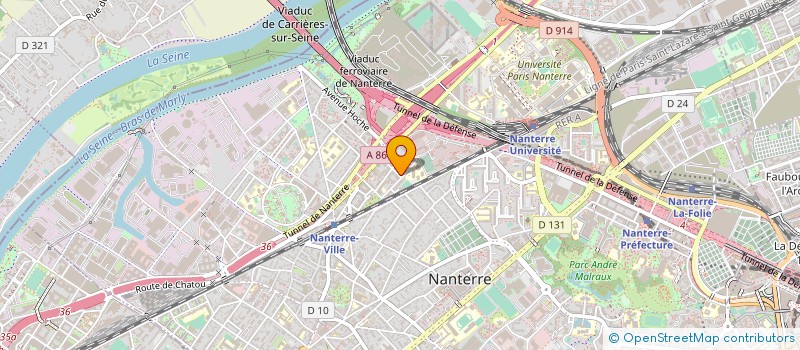 localisation de l'entreprise LABORATOIRE SCIENCES SOCIAL à NANTERRE