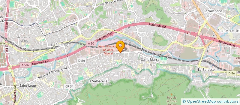 localisation de l'entreprise LABORATOIRE STCLAIR à MARSEILLE