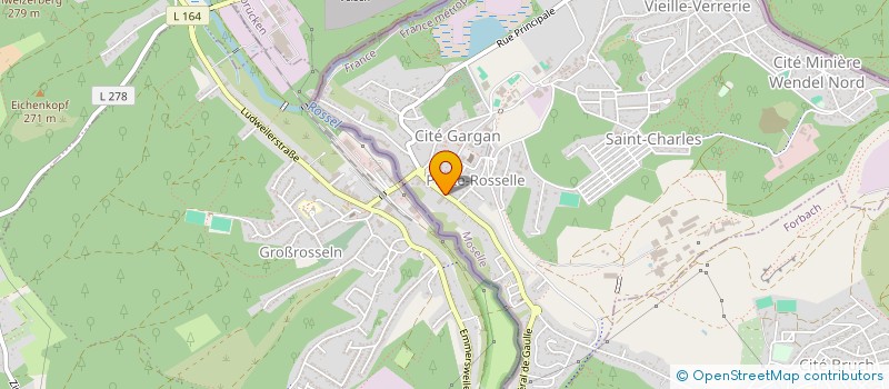 localisation de l'entreprise LABORATOIRE STELLYS à PETITE-ROSSELLE