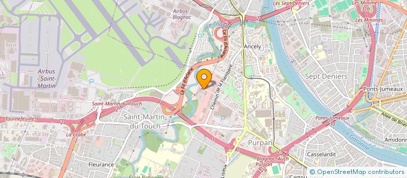 localisation de l'entreprise LABORATOIRE SYMBIOTEC à TOULOUSE