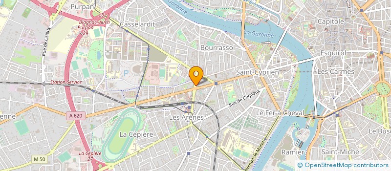 localisation de l'entreprise LABORATOIRE TELE MIDI RADIO à TOULOUSE