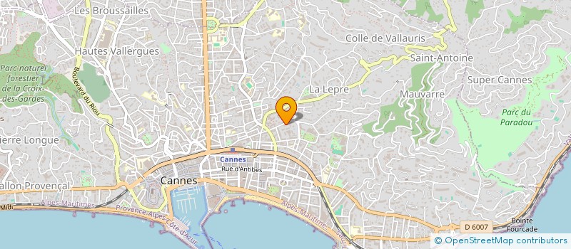 localisation de l'entreprise LABORATOIRE TEMCO à CANNES