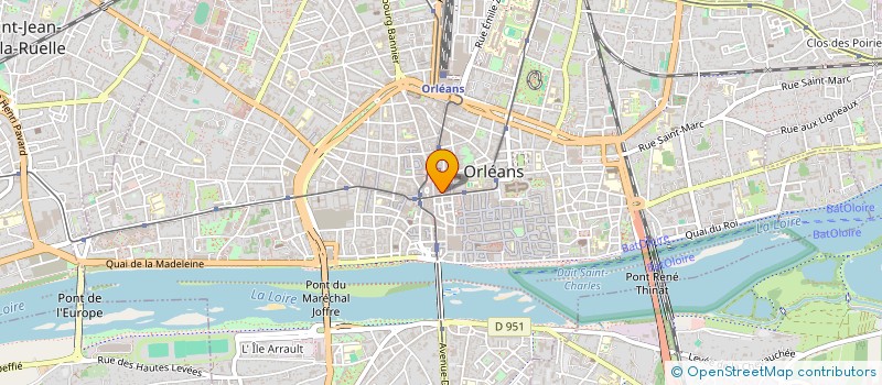 localisation de l'entreprise LABORATOIRE THOMAS à ORLEANS