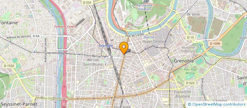 localisation de l'entreprise LABORATOIRE TONG à GRENOBLE