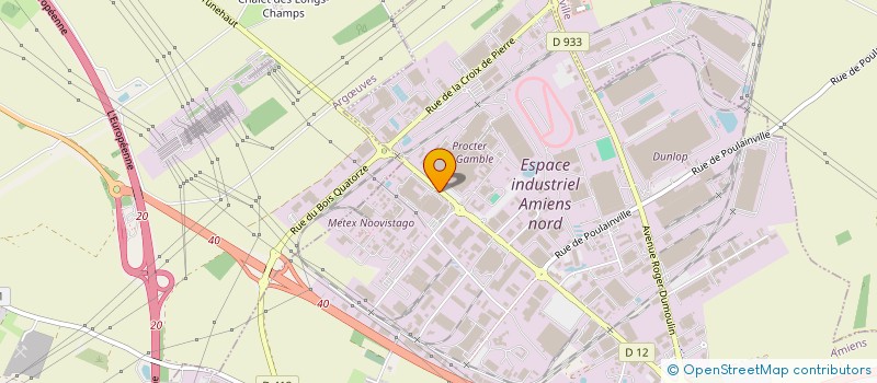 localisation de l'entreprise LABORATOIRE UNITHER  AMIENS