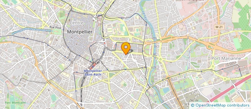 localisation de l'entreprise LABORATOIRE VALETTE SARL à MONTPELLIER