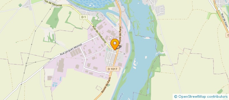 localisation de l'entreprise LABORATOIRE VETERINAIRE SAINT BERNARD à PERONNE