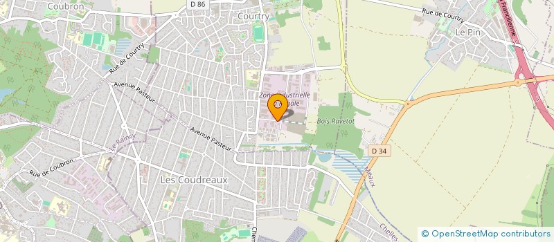 localisation de l'entreprise LABORATOIRE WORLD DENTAL à COURTRY