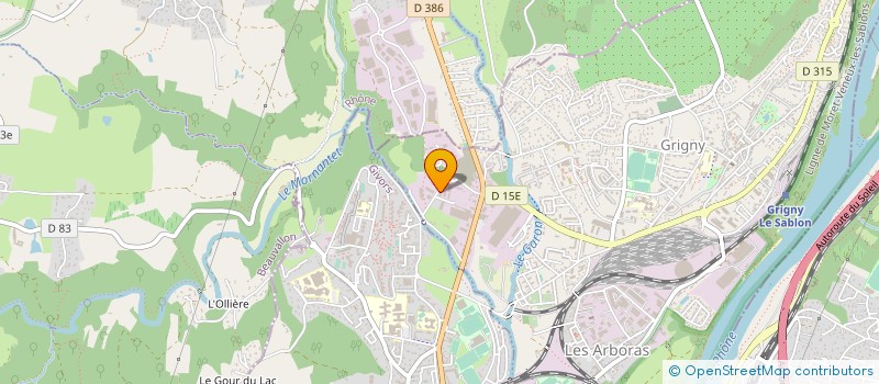 localisation de l'entreprise LABORATOIRE YANNICK ERNEST SNC à GRIGNY