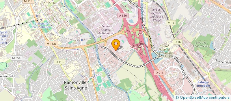 localisation de l'entreprise LABORATOIRES ALOMEA à TOULOUSE