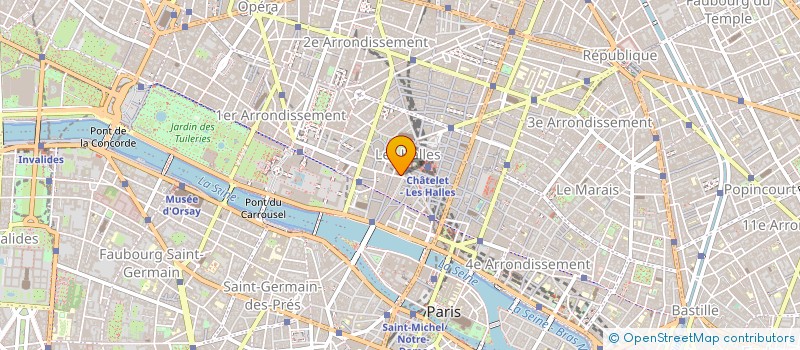localisation de l'entreprise LABORATOIRES ALPHA SAINT-HONORE à PARIS