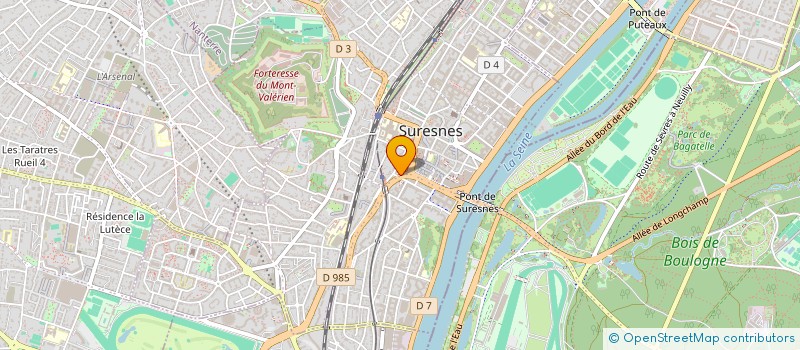 localisation de l'entreprise LABORATOIRES ASEPT à SURESNES