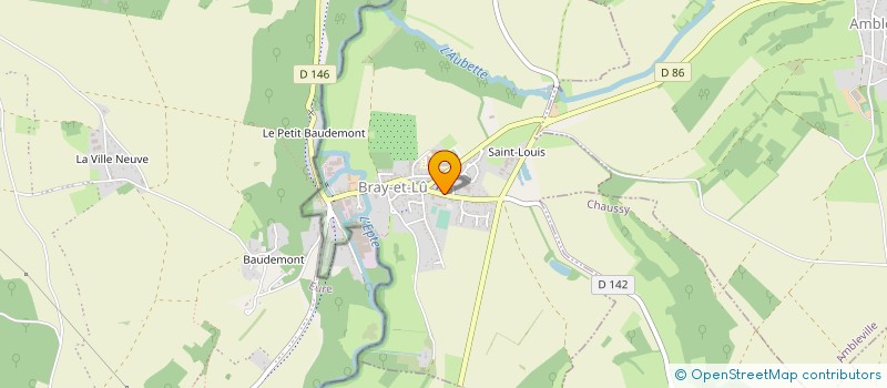 localisation de l'entreprise LABORATOIRES ASTOR à BRAY-ET-LU