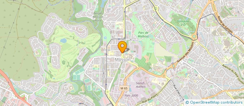 localisation de l'entreprise LABORATOIRES AURIS à MONTPELLIER