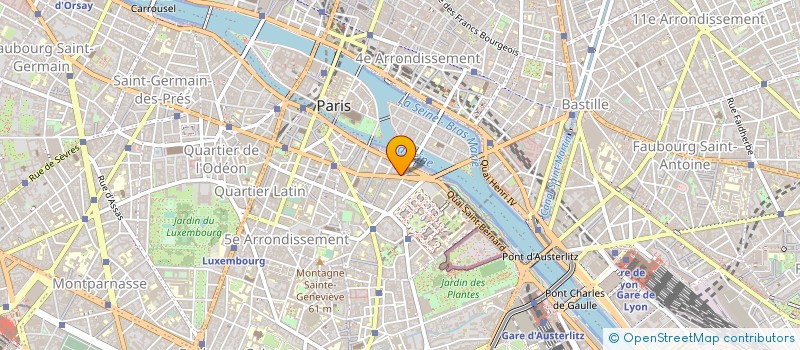 localisation de l'entreprise LABORATOIRES BIOSEM à PARIS