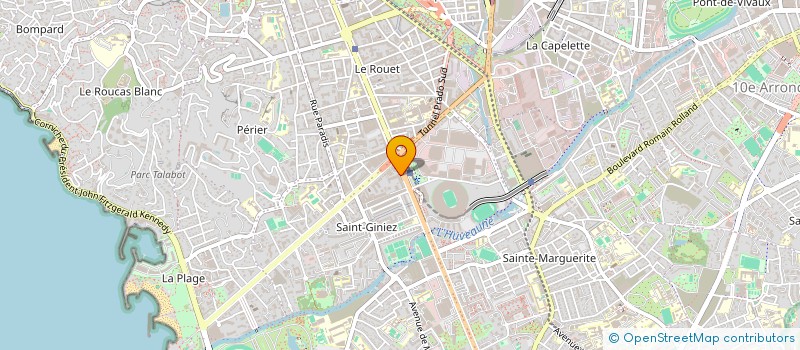 localisation de l'entreprise LABORATOIRES BIOTIC PHOCEA à MARSEILLE