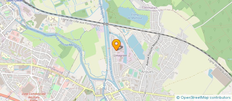 localisation de l'entreprise LABORATOIRES BIOVE  ARQUES