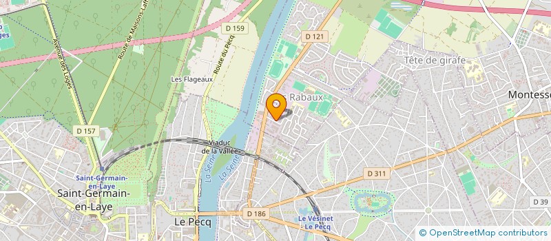 localisation de l'entreprise LABORATOIRES CARILENE  MONTESSON