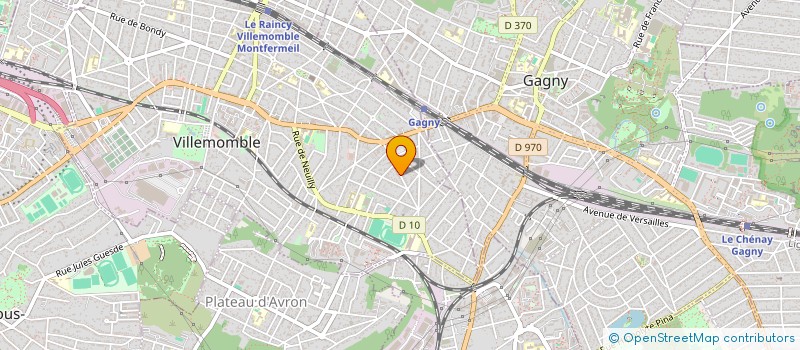 localisation de l'entreprise LABORATOIRES CELIMED à VILLEMOMBLE