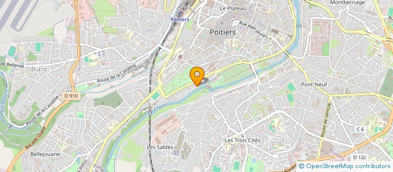 localisation de l'entreprise LABORATOIRES CERES à LE BLANC