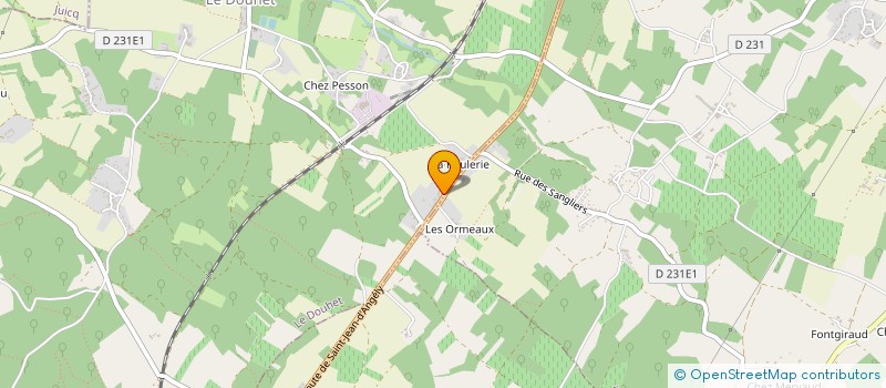 localisation de l'entreprise LABORATOIRES CHAPERON TANNER à LE DOUHET