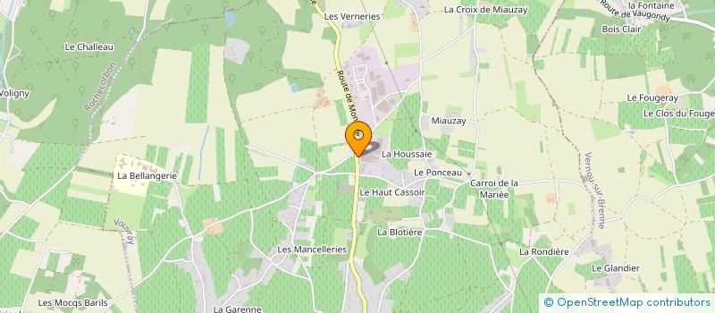localisation de l'entreprise LABORATOIRES CHEMINEAU à VOUVRAY