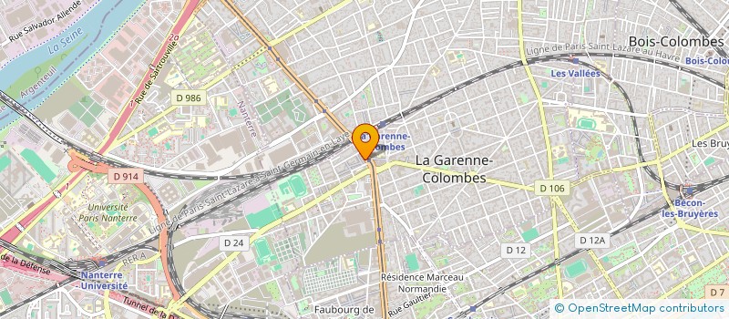 localisation de l'entreprise LABORATOIRES CONVATEC à LA GARENNE-COLOMBES