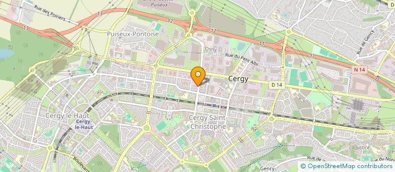 localisation de l'entreprise LABORATOIRES CORDIC à CERGY