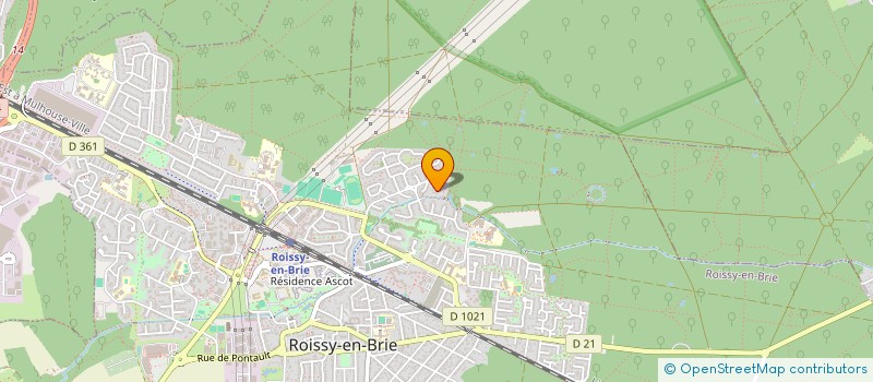 localisation de l'entreprise LABORATOIRES COSMOS à ROISSY-EN-BRIE