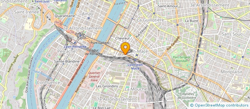 localisation de l'entreprise LABORATOIRES COULON ET ASSOC  LYON