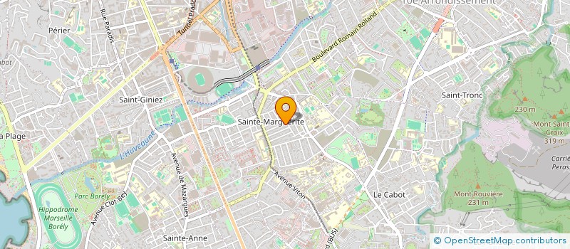 localisation de l'entreprise LABORATOIRES D.C.H. à MARSEILLE
