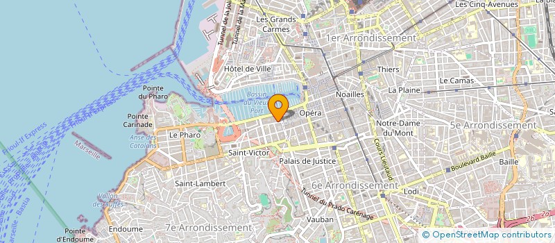 localisation de l'entreprise LABORATOIRES DEMOULIN à MARSEILLE