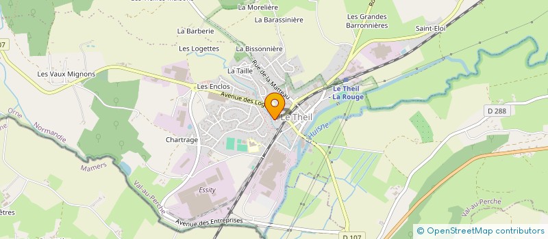 localisation de l'entreprise LABORATOIRES DERMO LINE à VAL-AU-PERCHE